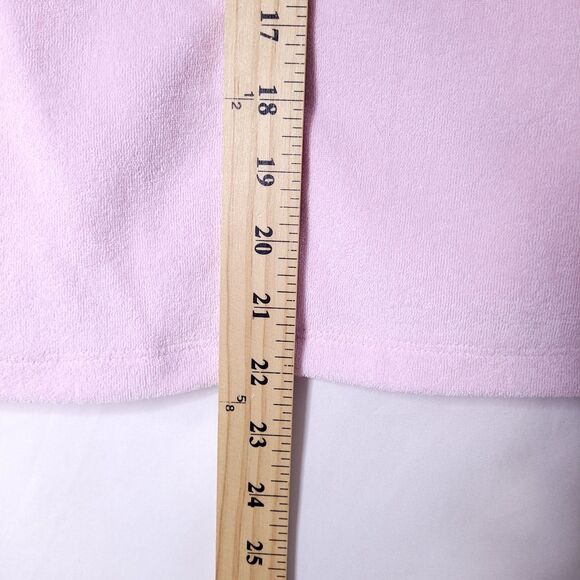 Fabletics Terry Top XXL Pink Cut Out Lavender Lustre Long Sleeve - Picture 6 of 11